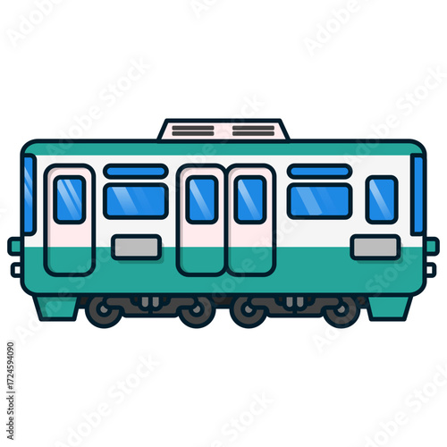 vector train icon