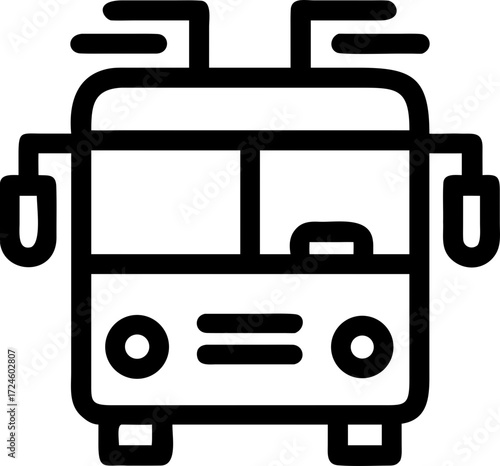 bus vector icon