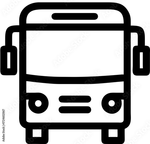 bus vector icon