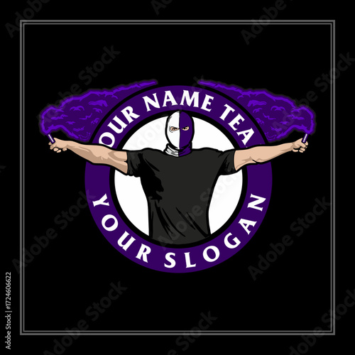 ultras logo hooligan casual football passion vector design