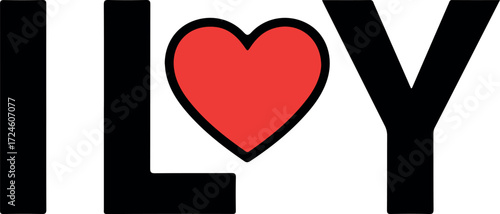I Love You Heart Symbol Expression of Affection.