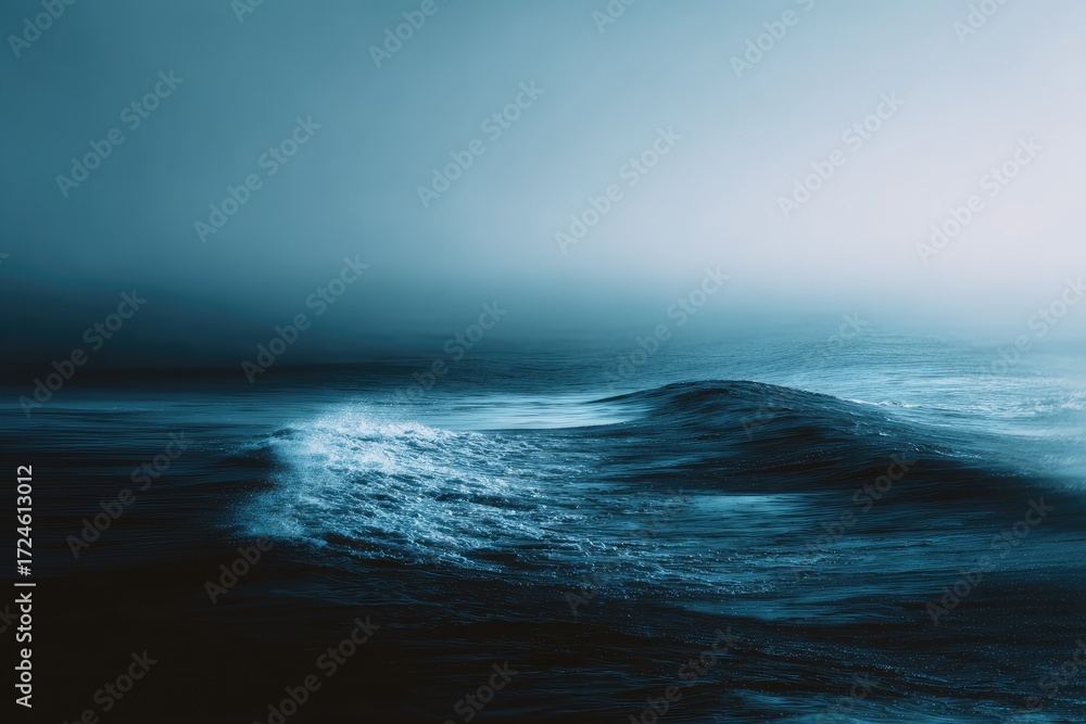Fototapeta premium A moody ocean scene