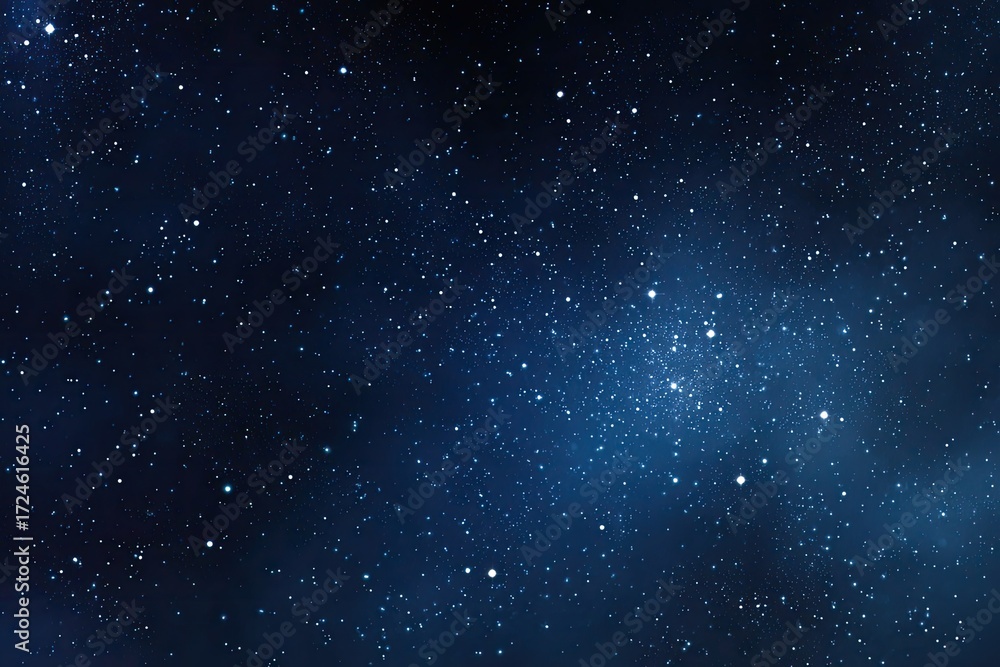 Obraz premium Night sky filled with distant stars