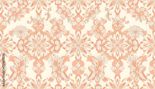 우아한레이스꽃무늬패턴배경디자인