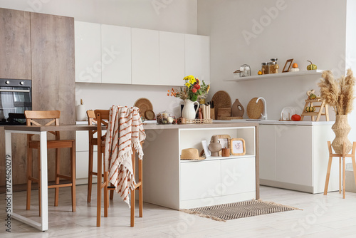 Modern kitchen interior des...