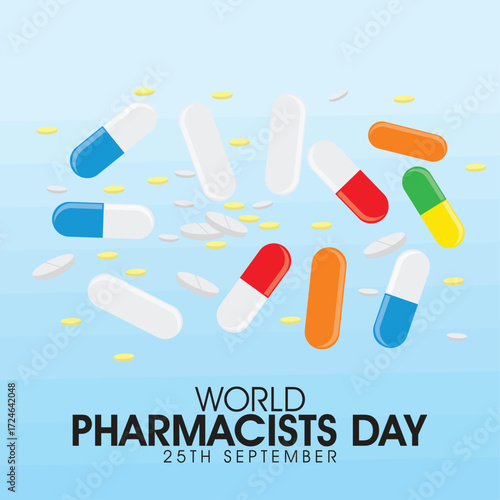 ready to use happy World Pharmacists day 25th September campaign