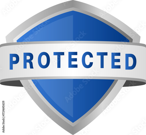 metal shield vector. symbol, protection, security, protected