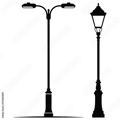 old street lamp