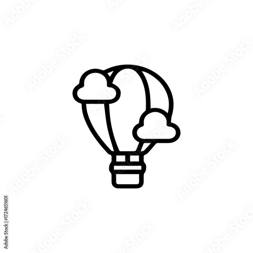 Hot Air Balloon Journey Icon