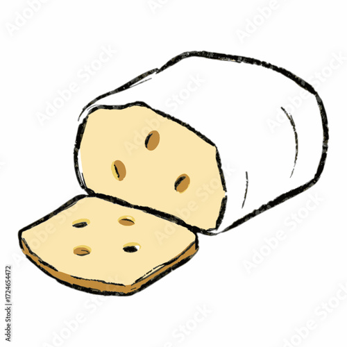 Cheese Wedge Drawing