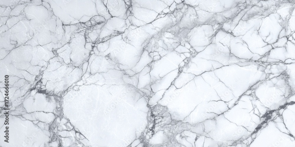 Fototapeta premium Elegant White Marble Texture with Subtle Gray Veins for Background or Interior Design Use in Modern Spaces