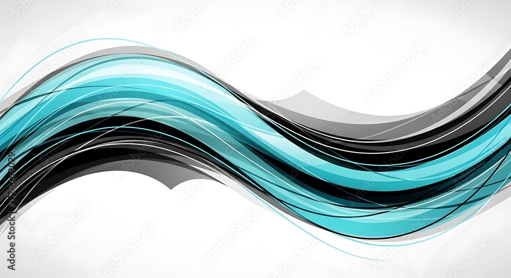 Obraz premium Abstract Wave Design Background.