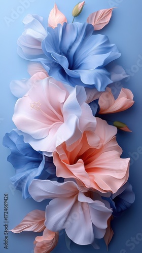 Floral Arrangement in Pastel Colors