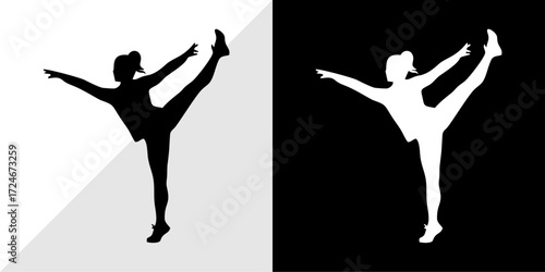 silhouettes of people