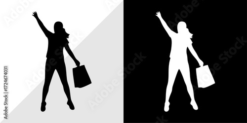 silhouettes of people