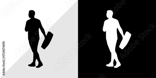 silhouettes of people