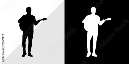 silhouettes of people