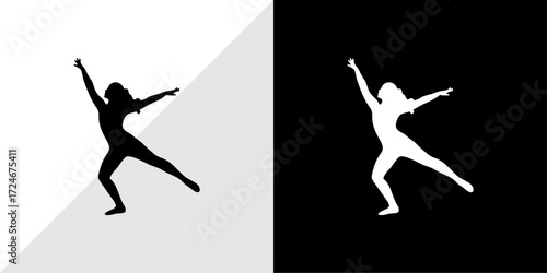 silhouettes of people