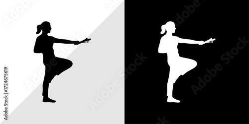 silhouettes of people