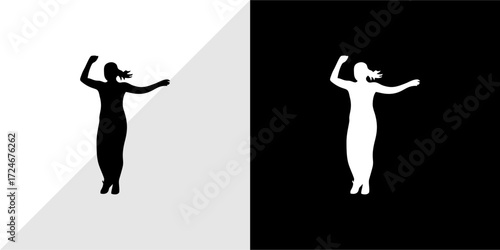 silhouettes of people