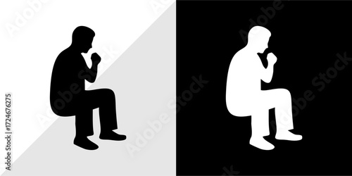 silhouettes of people