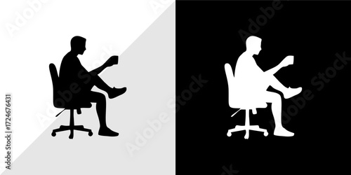 silhouettes of people