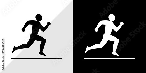 runners vector illustration