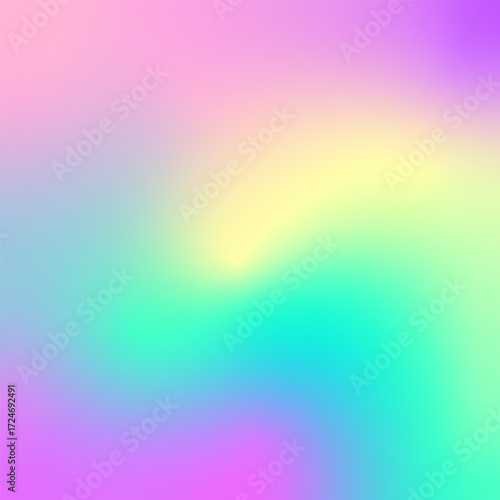 Multicolor Pastel Gradient with Soft Rainbow Glow