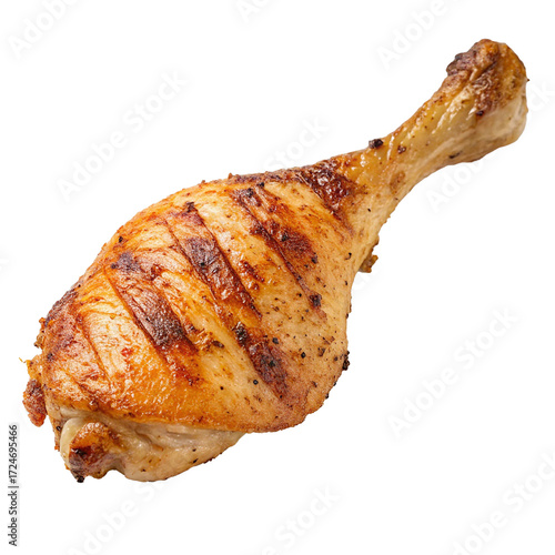 grilled chicken isolated on transparent background