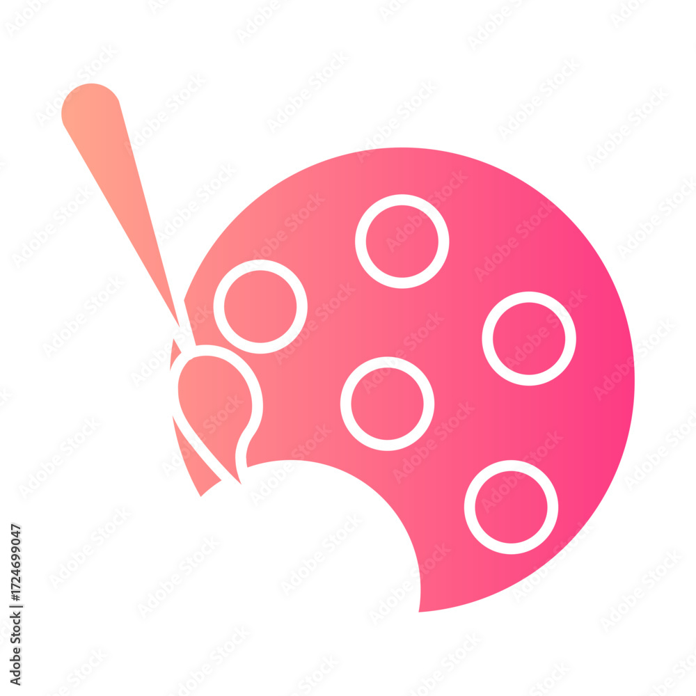 Obraz premium color palette gradient icon