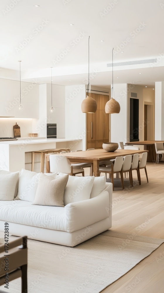 Fototapeta premium A white couch