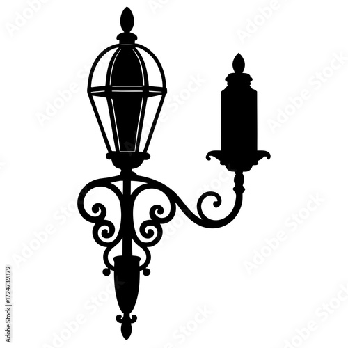 old street lamp