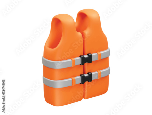 Life Vest icon 3d rendering illustration 