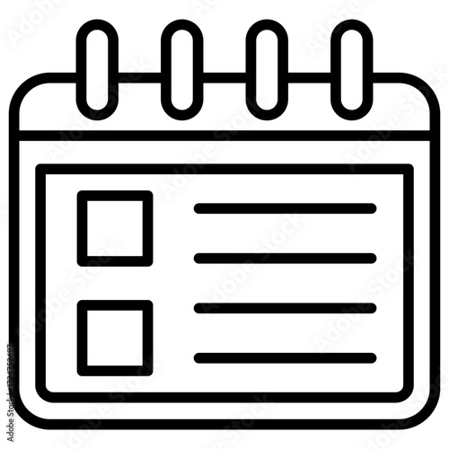 agenda icon