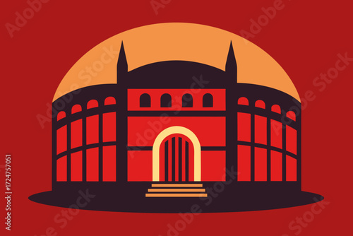 vector illustration of mosque