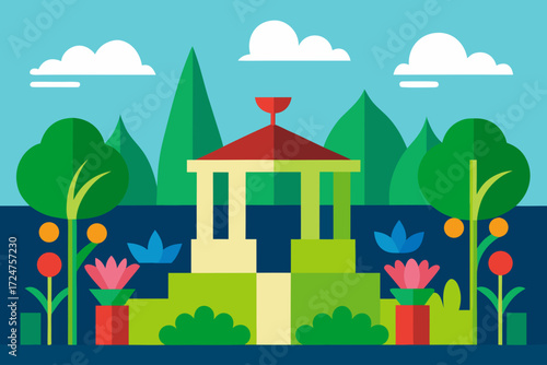 vector illustration of a house