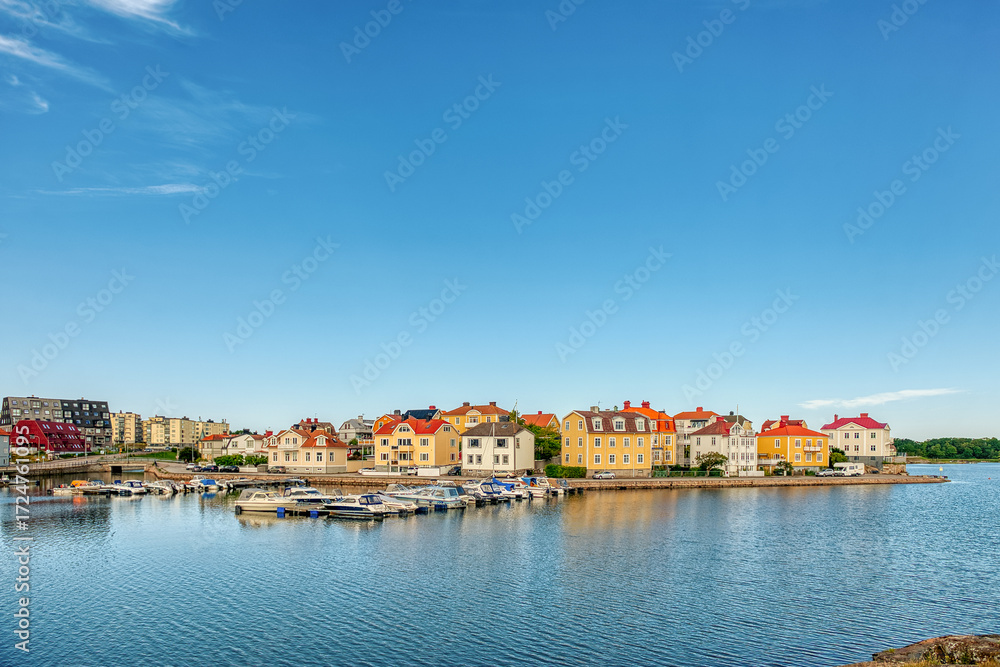 Fototapeta premium Karlskrona is a city located in the Blekinge Plan, Sweden, in the Blekinge archipelago.