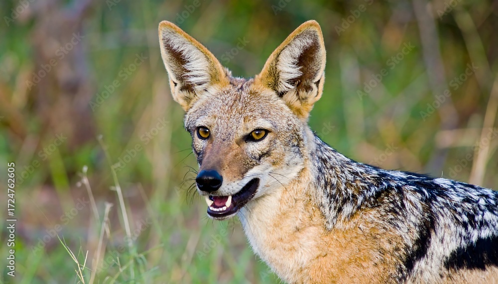 Fototapeta premium Close-up of a wild dog