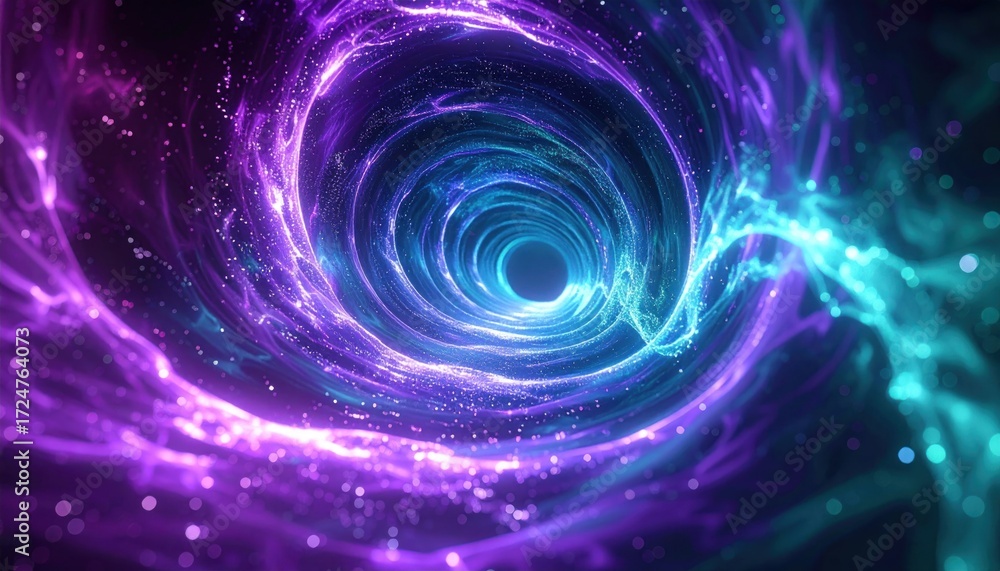Obraz premium Abstract colorful vortex