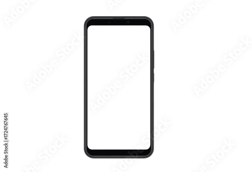 Minimalist vector smartphone mockup for digital design and app presentations eps format vector