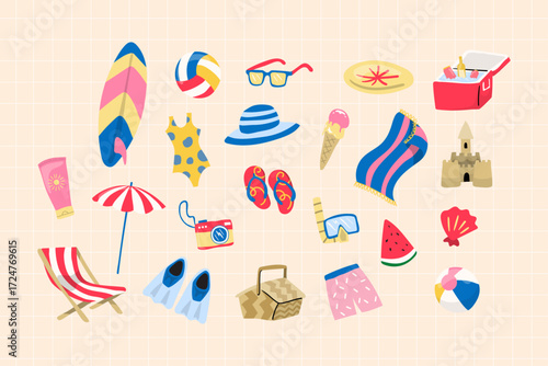 Summer Holiday Vector Illustration
