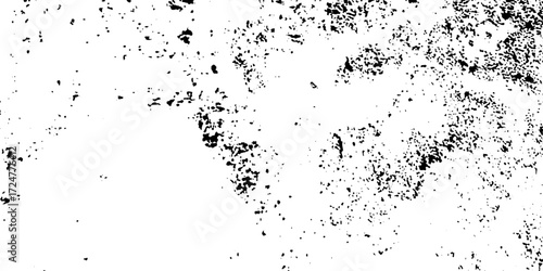 Grunge vintage white and black vector wall distressed dirty noise rust cracked pain background. messy dusty chalk splat dirt rusty noise overlay concrete wall texture background.	
