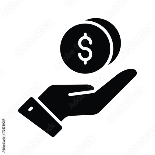 Take your hands on this amazing flat outline icon of payment