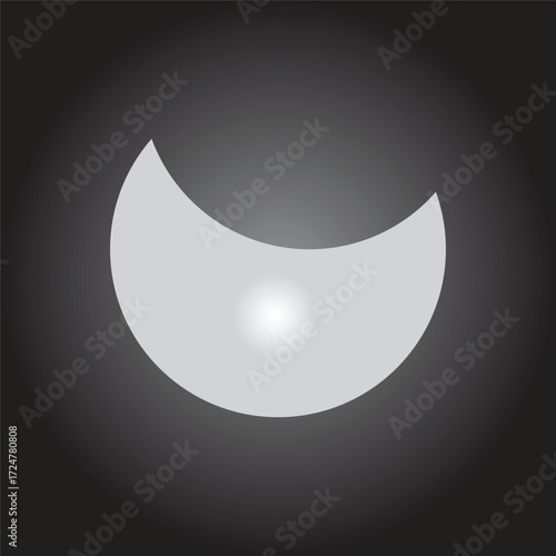 "High-resolution image of the moon at night showing detailed craters and surface texture. Bright full moon isolated against a dark black sky, perfect for astronomy, science, nature, space exploration,