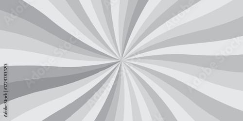sunburst pattern black and gray design. Vintage sunrays illustration swirl line. sun beam vector banner design pop art comic burst gradient concept pattern.	
