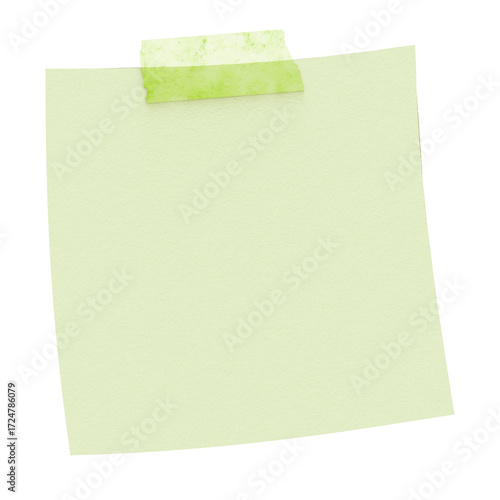 sticky note washi tape pastel color back to school	3D