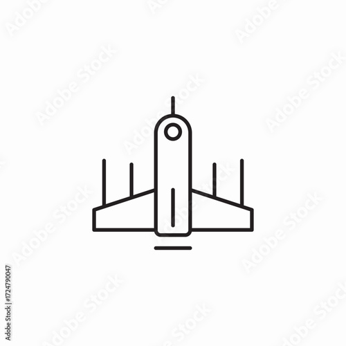 satellite with antennas icon sign vector