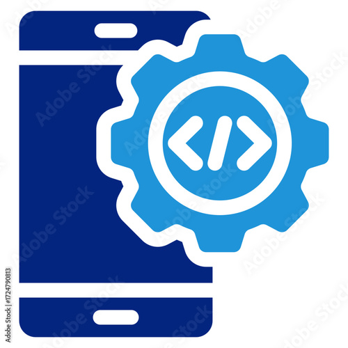 Mobile Development Icon Element For Design