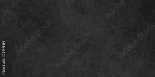 Dark abstract black grunge wall charcoal colors texture backdrop background. Black Board Texture or Background. abstract grey color design  gradient background.	
