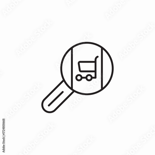 magnifying glass searching icon sign vector